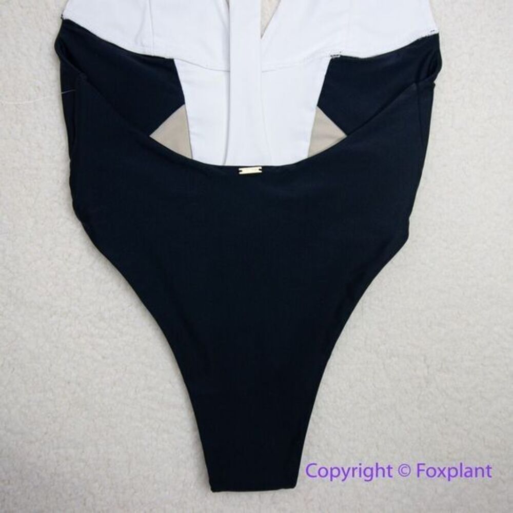 NEW MBM swim one piece swimsuit colorblock, size S - Picture 12 of 16
